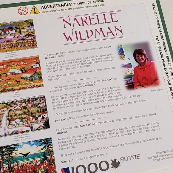 NEW Watching the Whales Narelle Wildman Puzzle - Picture 3 of 9